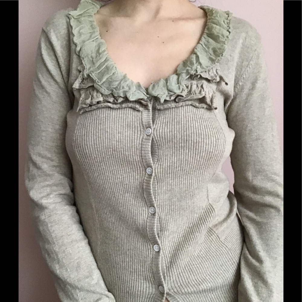 Beautiful Soft Buttoned Sweater - image 2